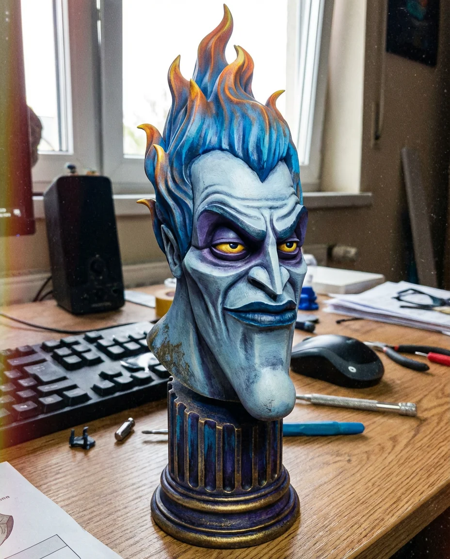 Hades Lord of the Underworld Bust | Greek Mythology Figure 3d model