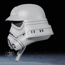 Star Wars Samurai Storm Trooper Helmet 3D Printer File STL 3d model