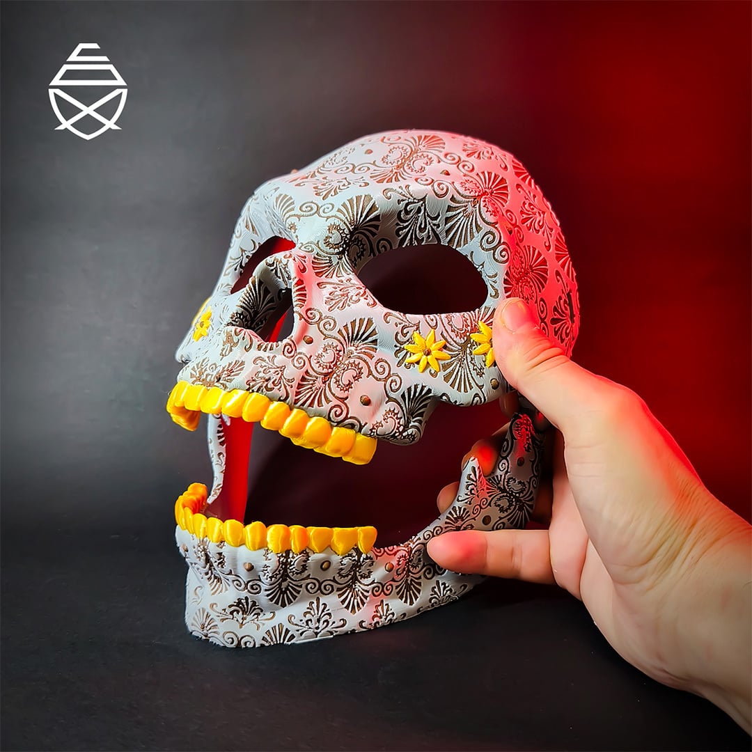 Catrina Skull Mask 3d model