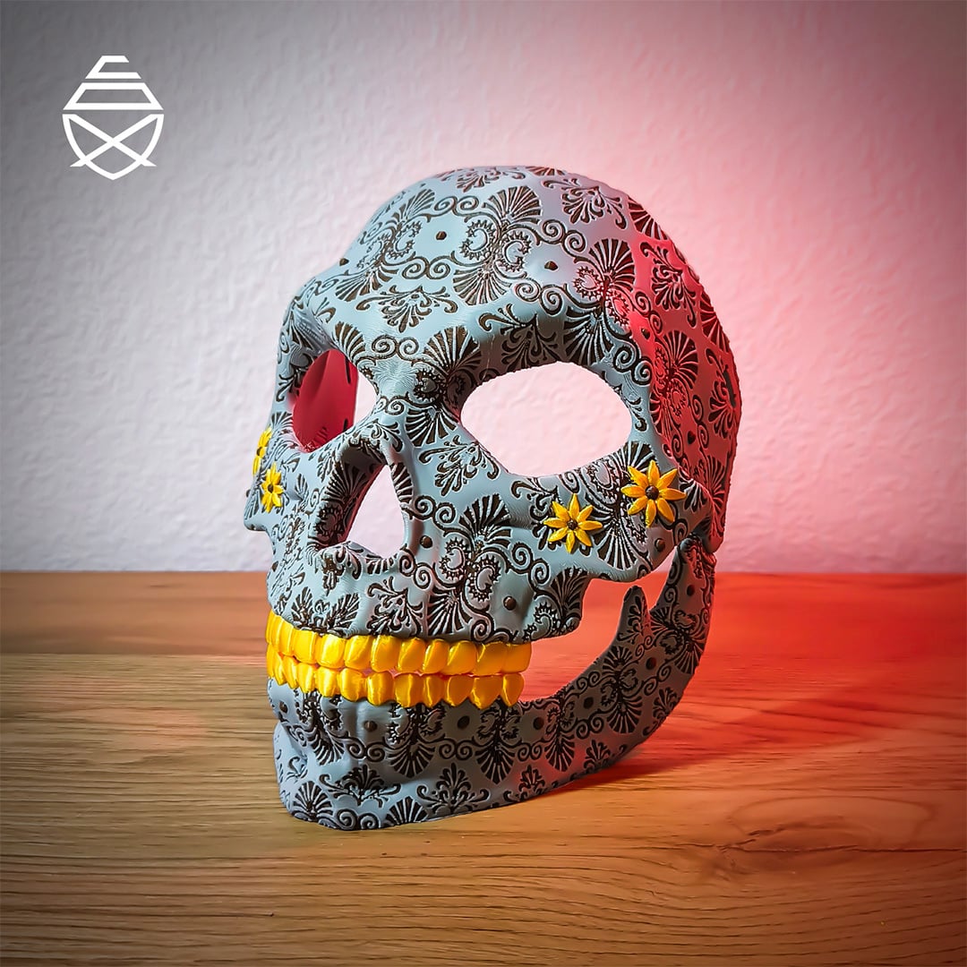 Catrina Skull Mask 3d model