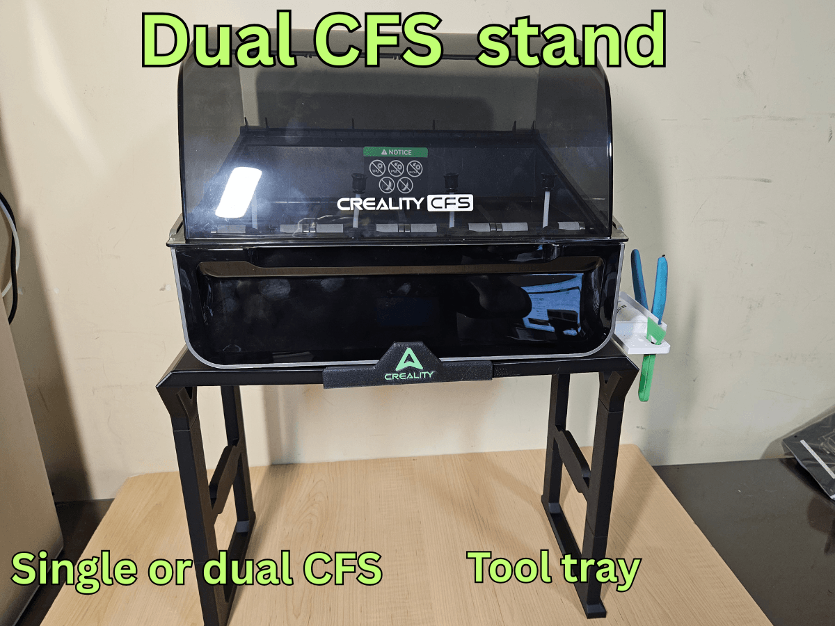 DUAL CREALITY CFS ROLL-OUT STAND 3d model