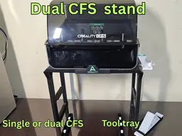 DUAL CREALITY CFS ROLL-OUT STAND 3d model