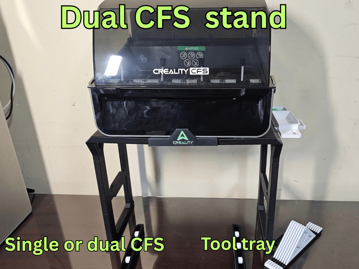 DUAL CREALITY CFS ROLL-OUT STAND 3d model