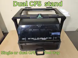 DUAL CREALITY CFS ROLL-OUT STAND 3d model