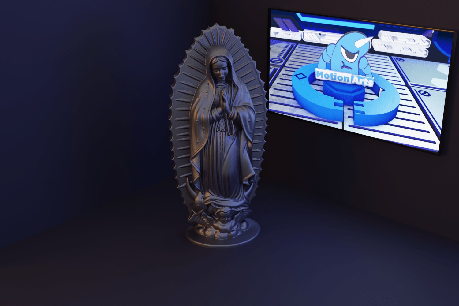 Virgem Guadalupe.stl 3d model