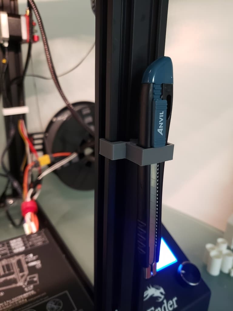 Ender 5 - Knife/Tool Holder 40mm 3d model