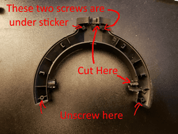 Siberia "840, 800, H" Replacement Hinge V3 3d model