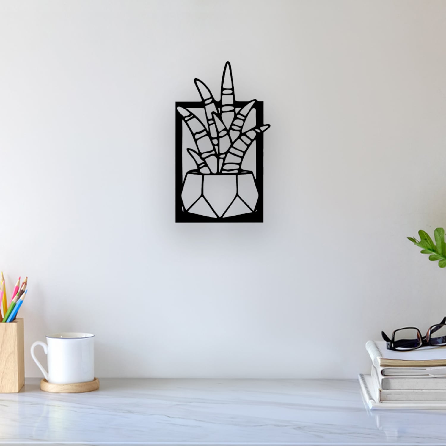 Cactus Wall Art 3d model