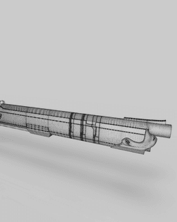 Ashe's Rifle - Overwatch 3d model