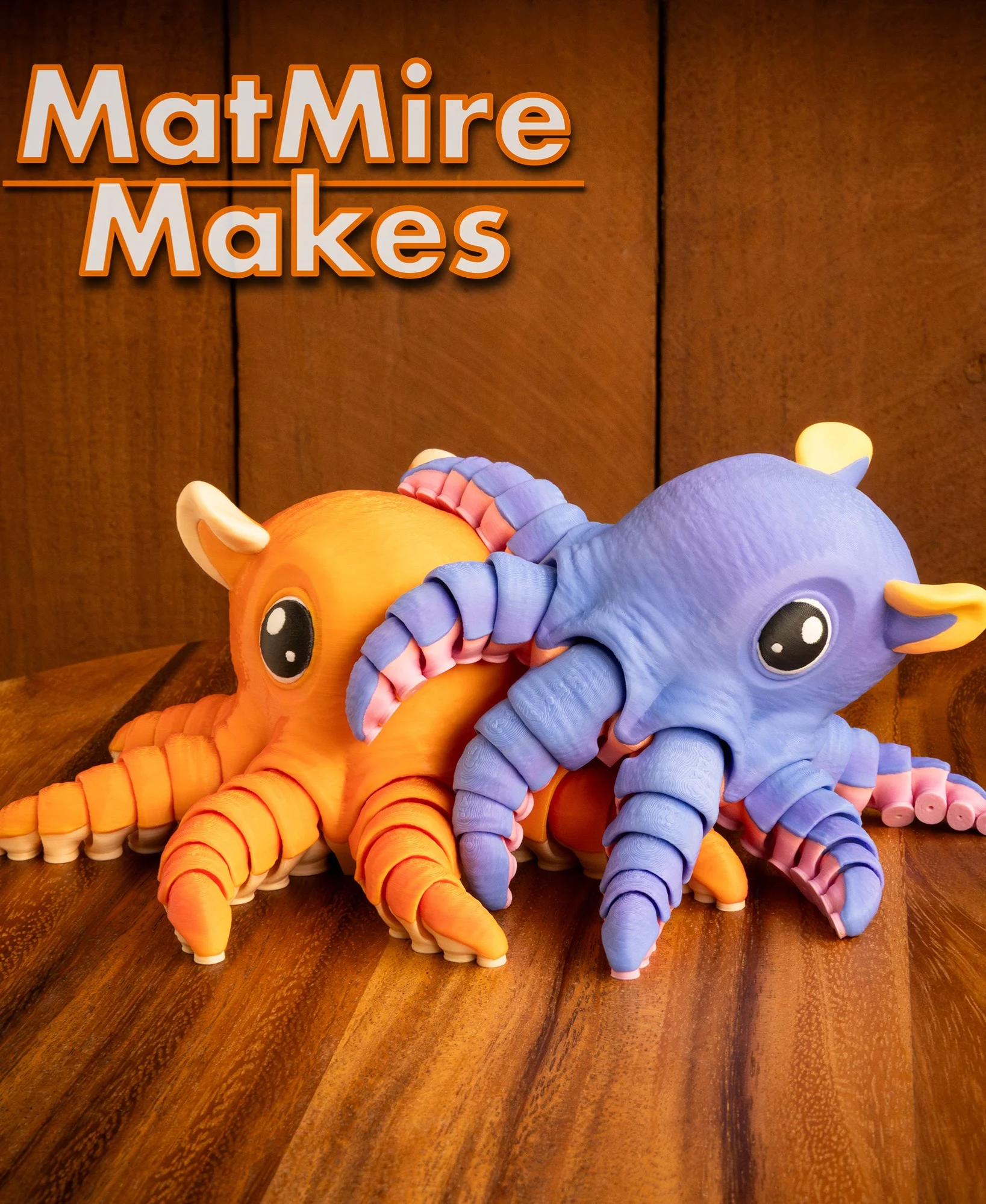 Flapjack Octopus - Articulated Figure 3d model