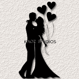 balloon dance wall art couple wall decor wedding decoration valentines day 3d model