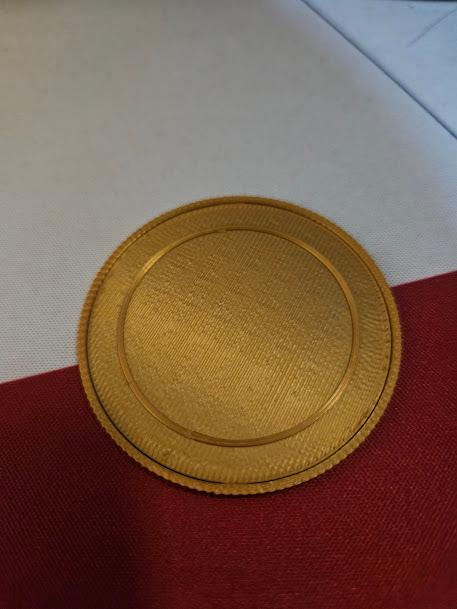 Blank Challenge Coin 3d model