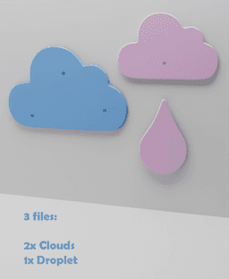 Coaster Baby Party 3d model