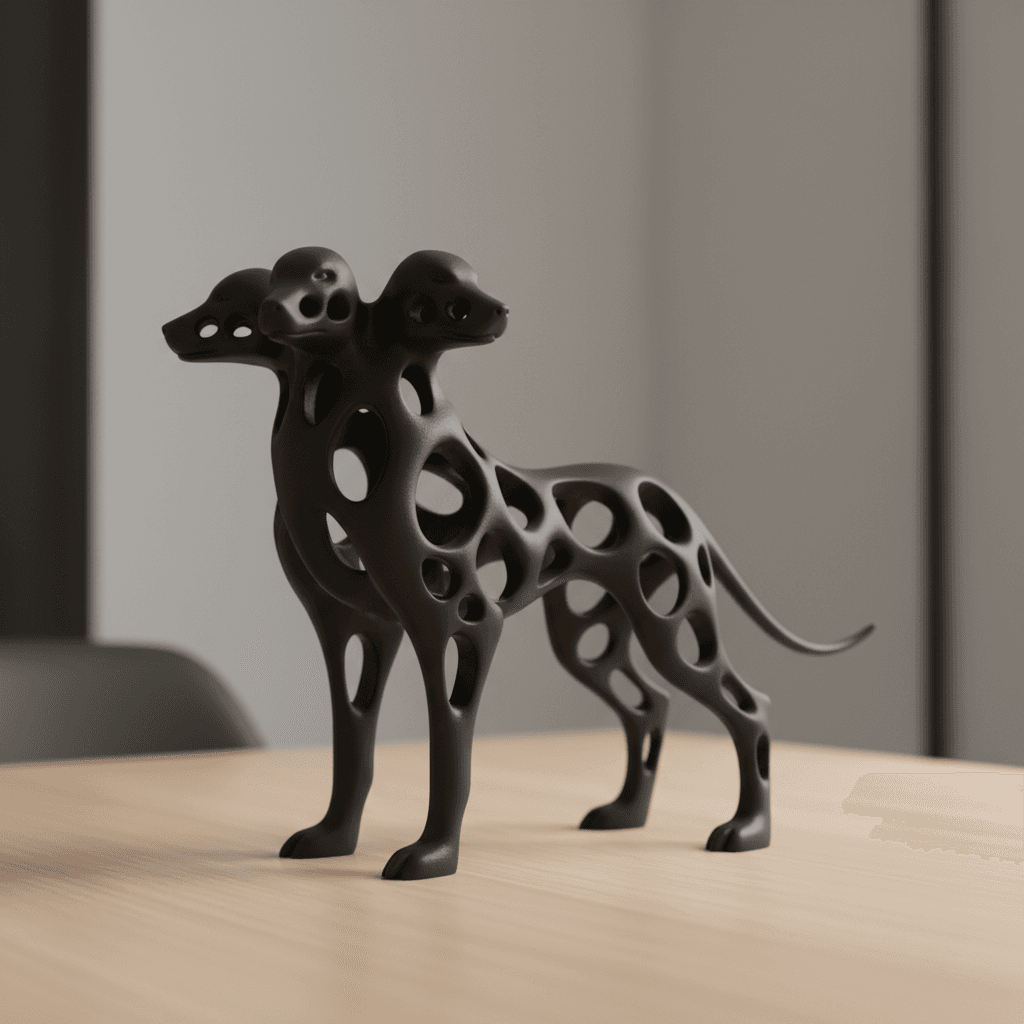 Smooth Organic Animal STL 3d model