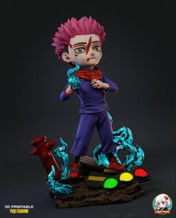 Itadori Jujutsu Kaisen Chibi - Premium Collectible 3d model