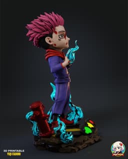 Itadori Jujutsu Kaisen Chibi - Premium Collectible 3d model