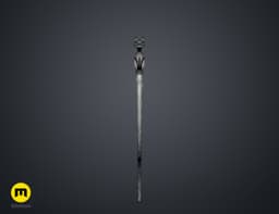 Amity’s Cat Ghost Palisman Staff – The Owl House 3d model
