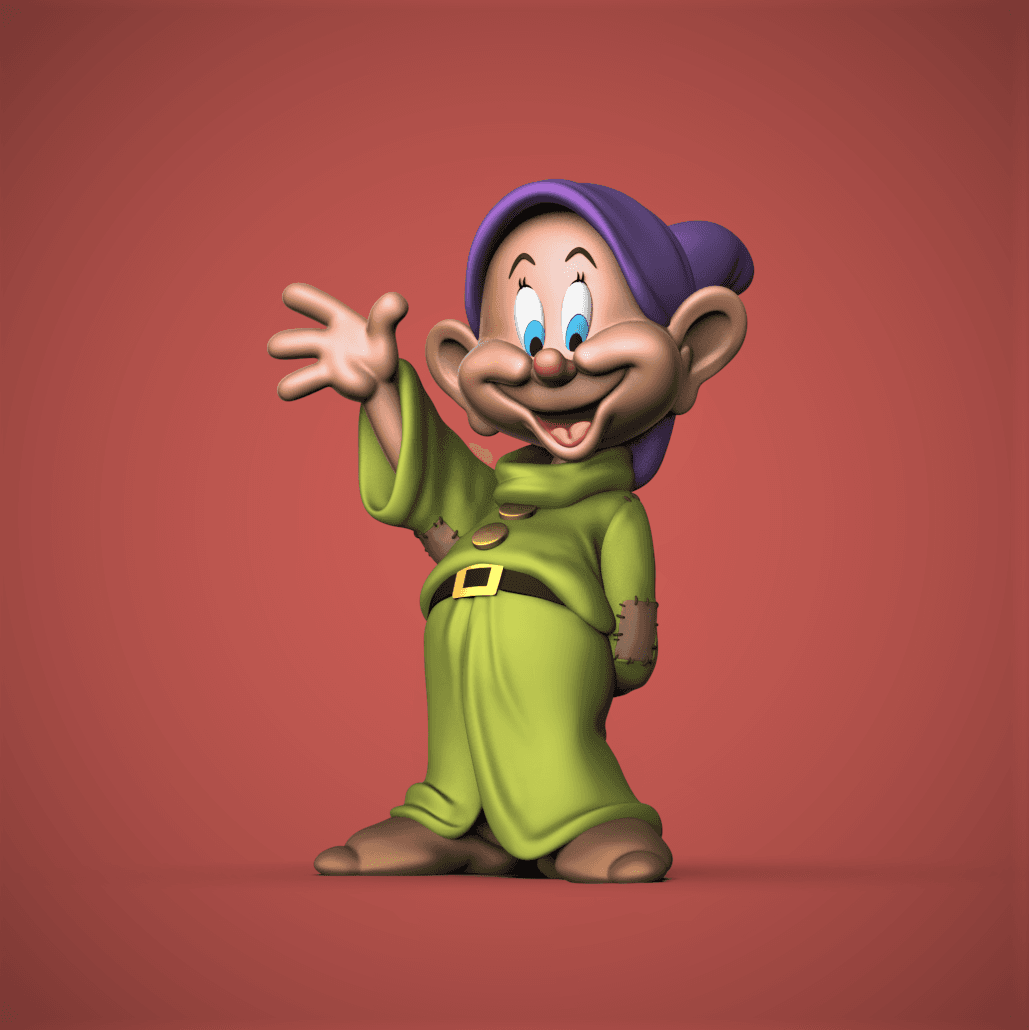Dopey -Snow White 3d model