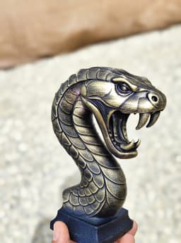 Serpent of Light β Snake Lamp & Statue 3d model