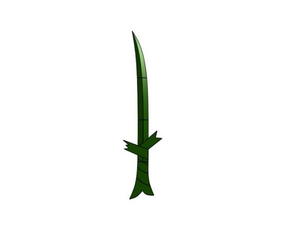 Adventure Time Grass Sword 3d model