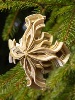 Star Christmas Tree Ornament v2 3d model