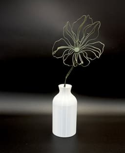 Iris – 3D Printed Art Flower 3d model