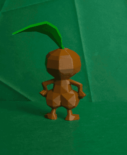 Nuzleaf Low Poly Pokemon 3d model