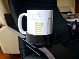 Mug Holder for IKEA POÄNG 3d model