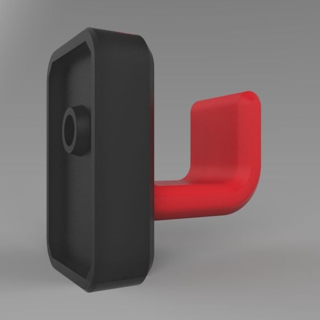 Gancho pared 3d model