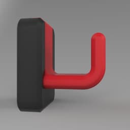 Gancho pared 3d model