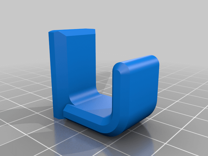 Gancho pared 3d model