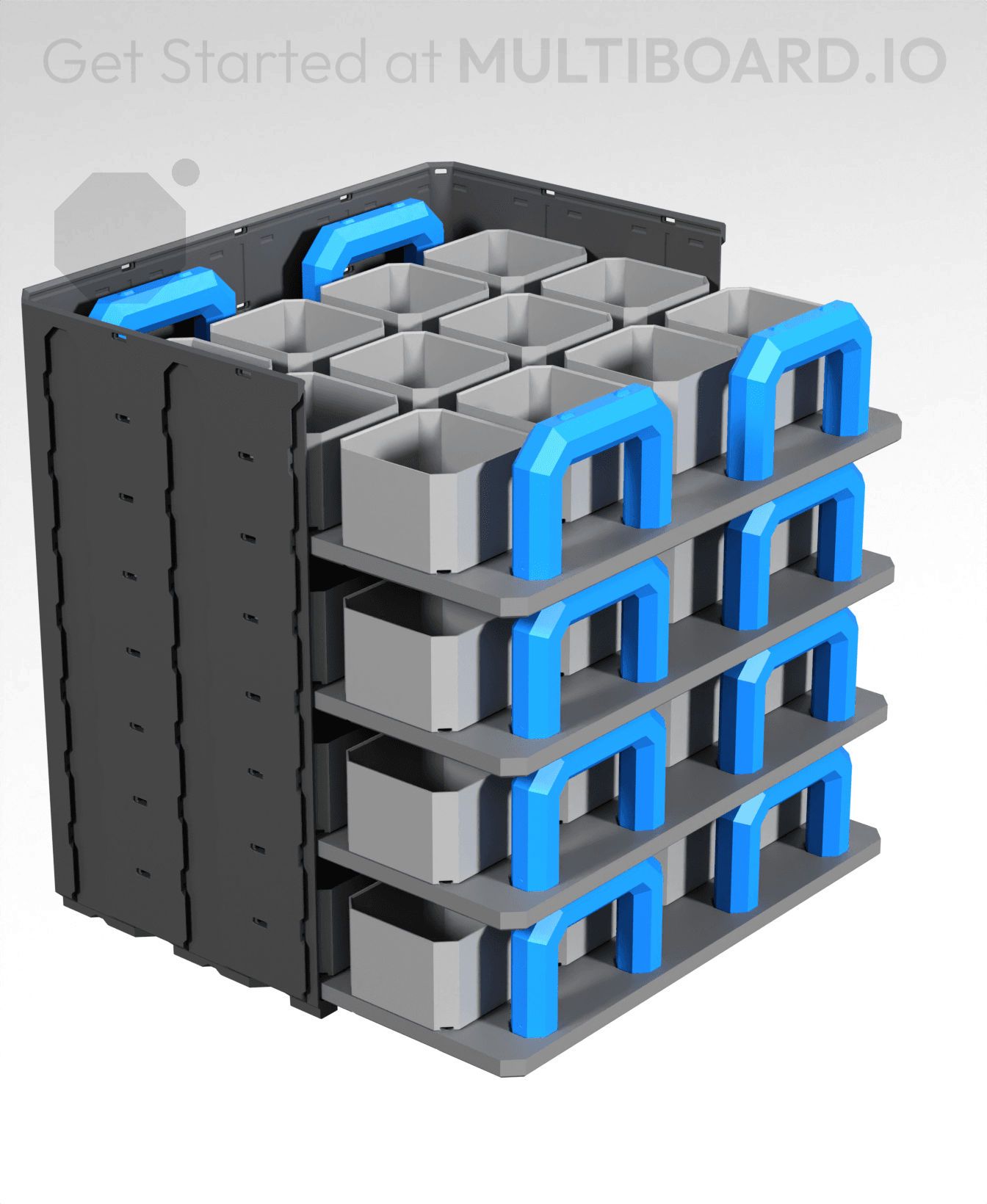 3x2.5H - Stacking Plate Handle 3d model