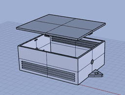 Box for electronic projects 3d model