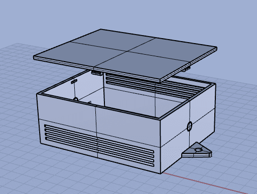  Box for electronic projects 3d model