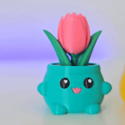 Happy Plant Pot Clickers – Mix & Match Pots 3d model