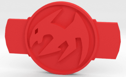 BEYBLADE DRANZER | BITCHIP | EMBLEM SERIES 3d model