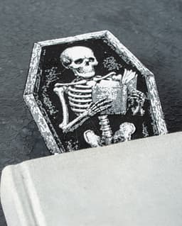 Skeleton Coffin Bookmarks 3d model