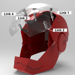 Ironman with separate STL files 3d model