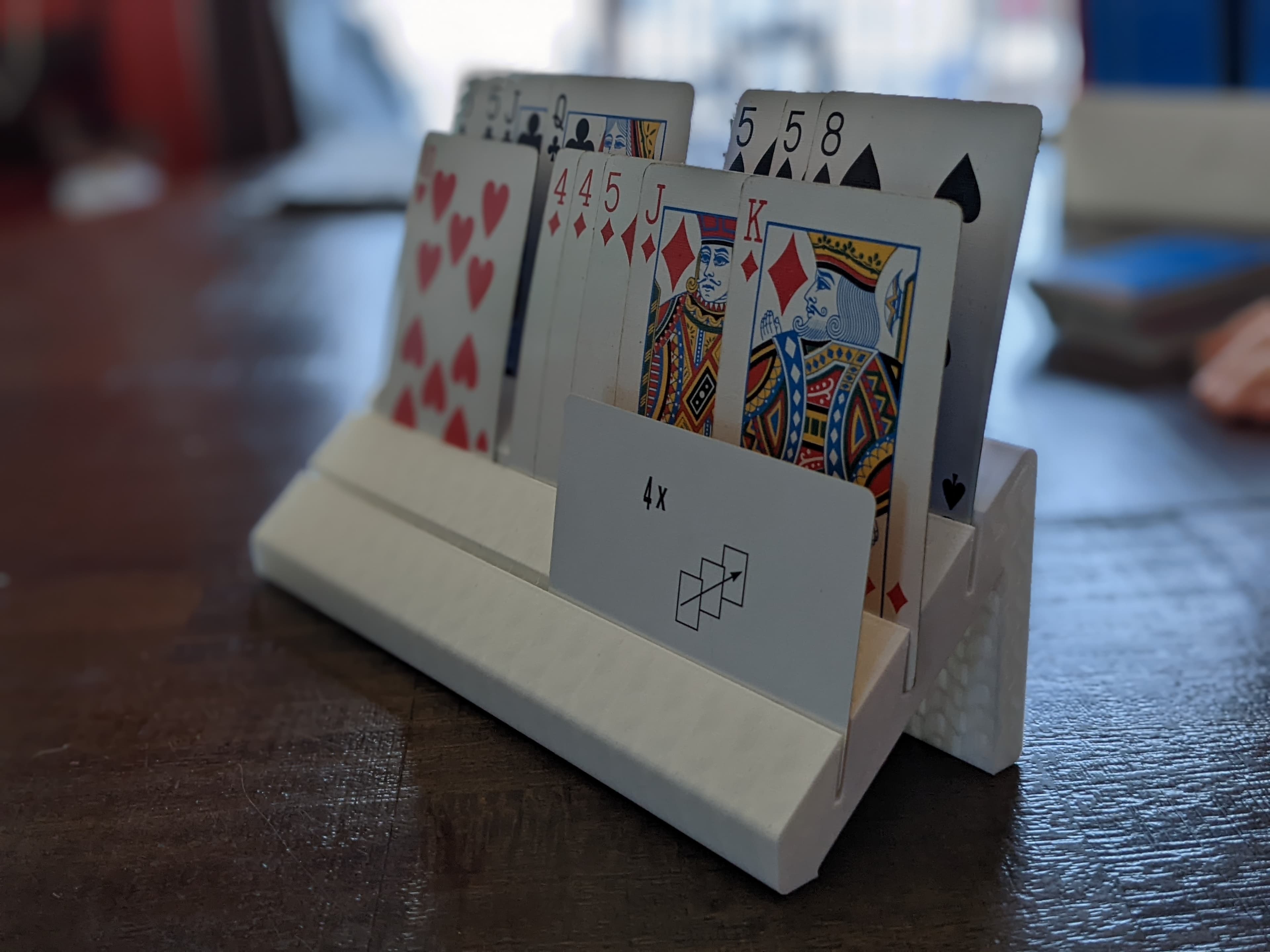 Rackà carte - Playing card holder 3d model