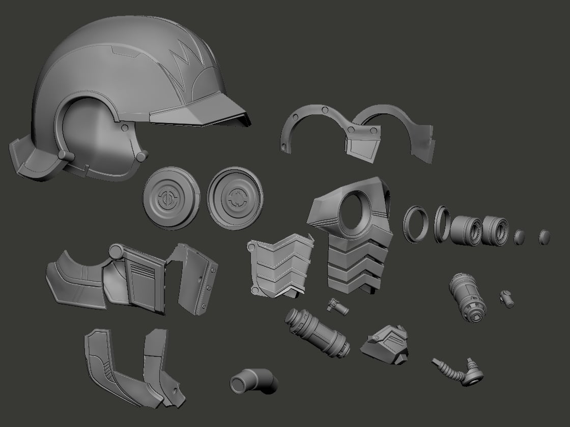 Comic Star Lord Mask 3D Printer File STL 3d model