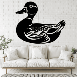 Duck 2D Wall Art/Window Art - Digital STL & SVG File 3d model