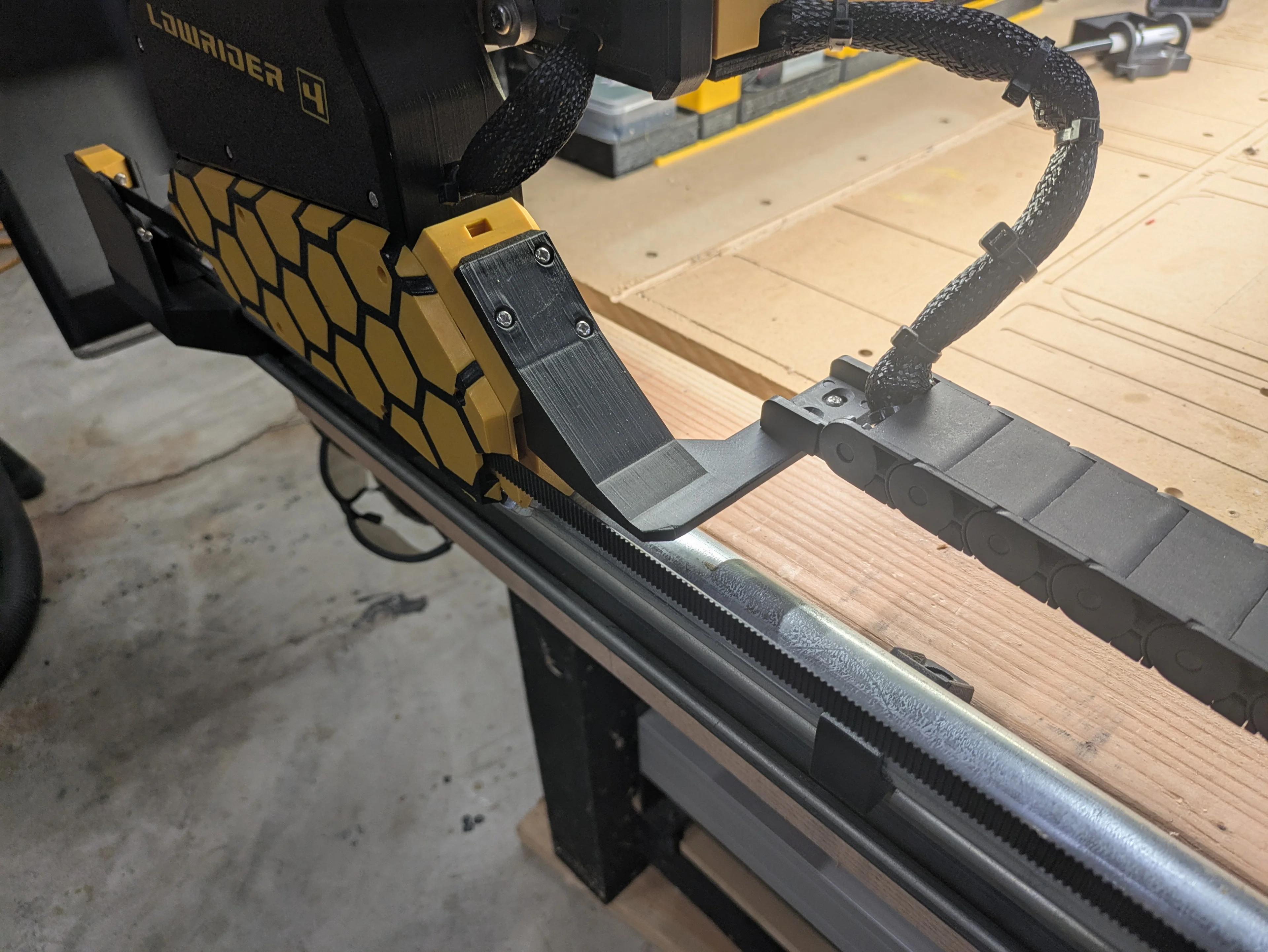 Y-Axis Drag Chain Mount for Lowrider CNC V4 3d model