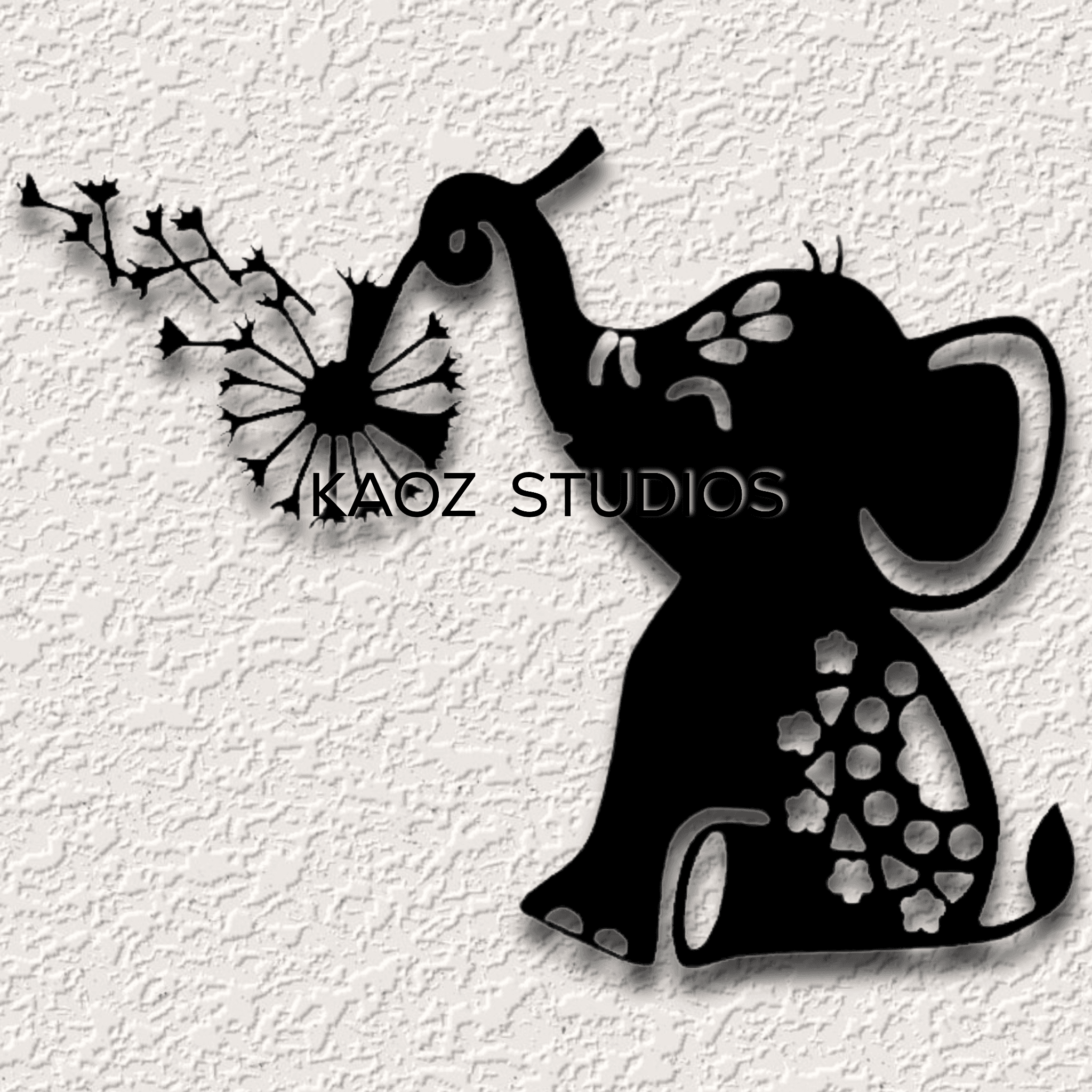 elephant wall art baby elephant wall decor safari nursery decoration 3d model