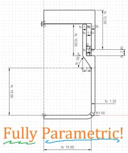 Parametric Keychain Capsule 3d model