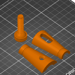 Tentacle Figurine Grip 3d model