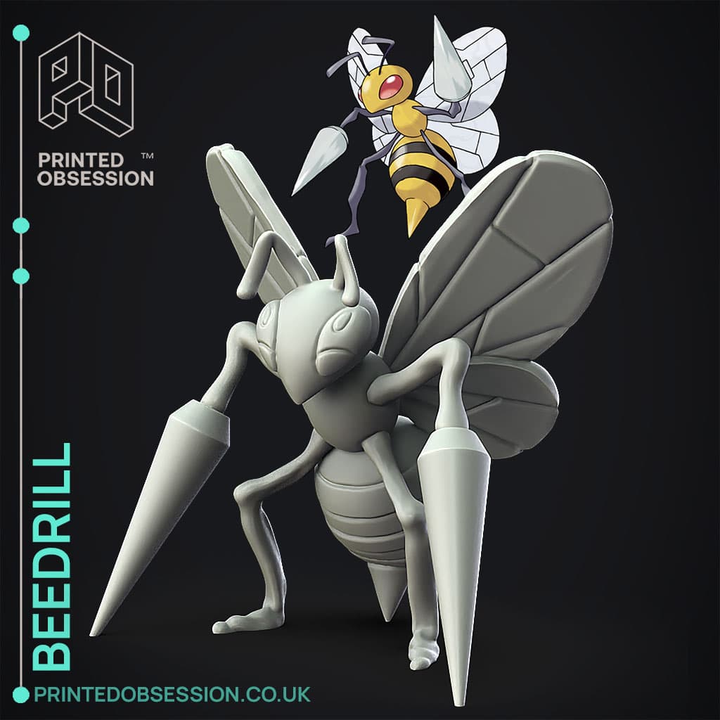 Beedrill Pattern Beedrill - Pokemon - Fan Art - 3D model by printedobsession on Thangs