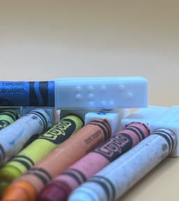 braille crayon tips.3mf 3d model