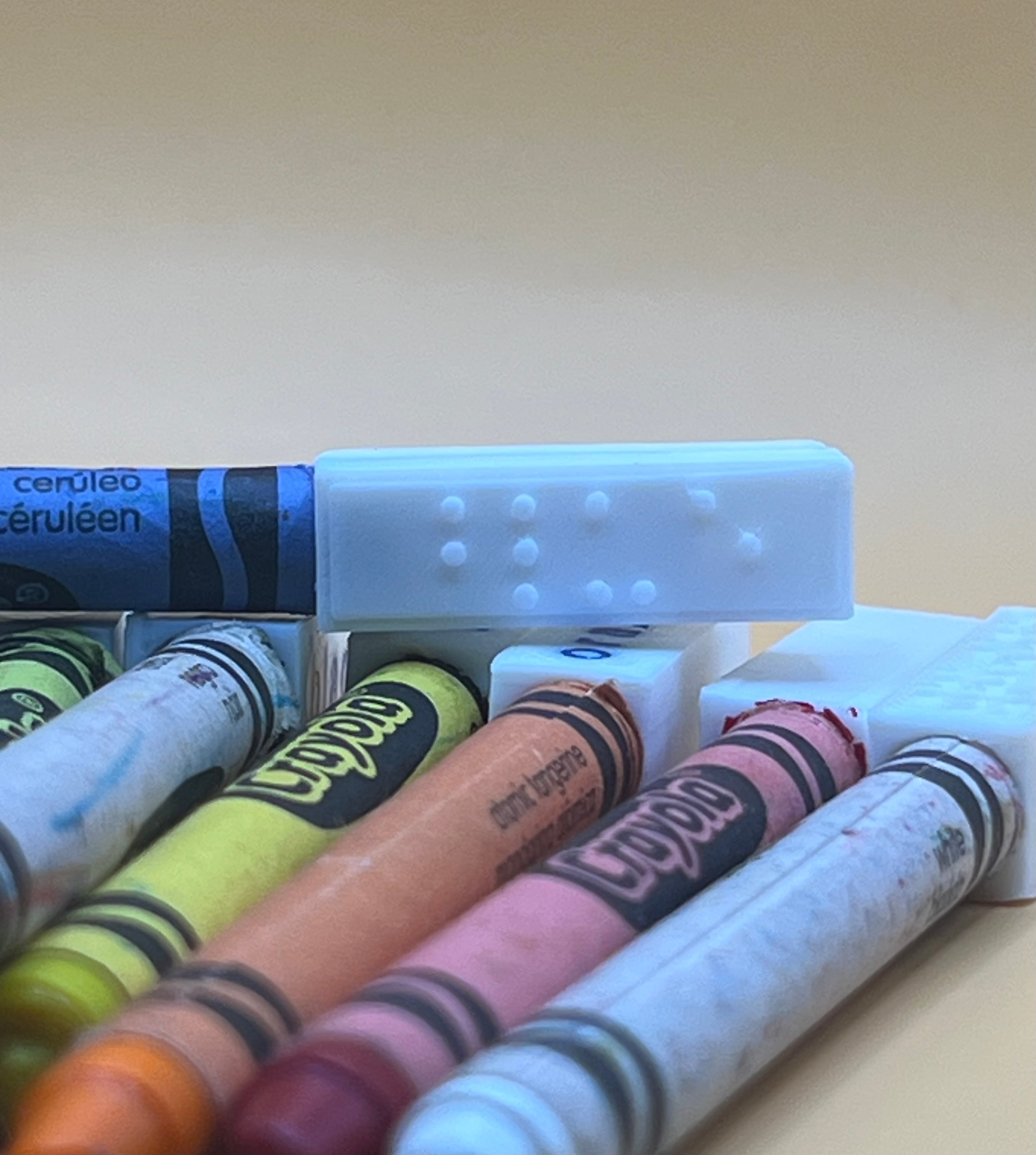 braille crayon tips.3mf 3d model