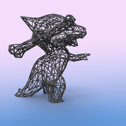 #105 Marowak Pokemon Wiremon Figure 3d model