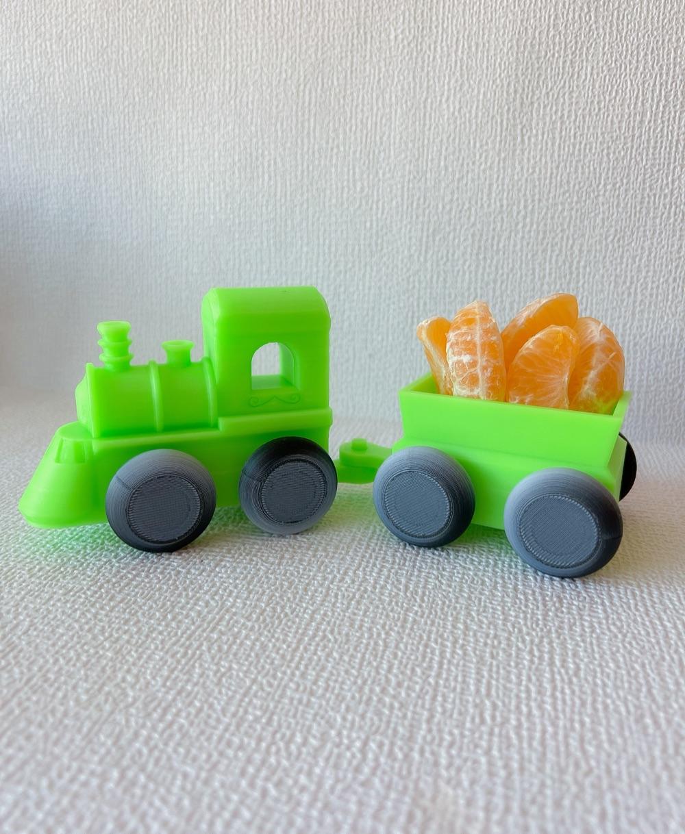  Christmas Toy Train - The fruit train!
Polymaker filament. - 3d model